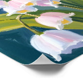Poster Muguet | Fleur Peinte Aquarelle (Coin)