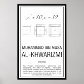 Poster Muhammad Al-Khwarizmi (Devant)