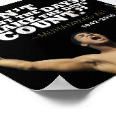 Poster Muhammed Ali Citation inspirante célèbre (Coin)