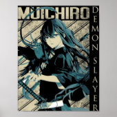 POSTER MUICHIRO DEMON SLAYER (Devant)