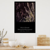 Poster Muir Woods National Monument Color (Dark) (Cuisine)