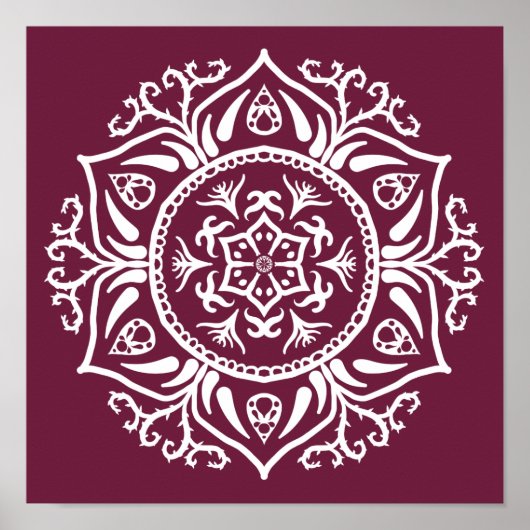 Poster Mulberry Mandala (Devant)