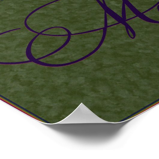 Poster Mulberry Rainbow Moon (Coin)