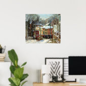 Poster Mulhaupt - L'hiver à Gloucester (Bureau à domicile)