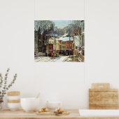 Poster Mulhaupt - L'hiver à Gloucester (Cuisine)