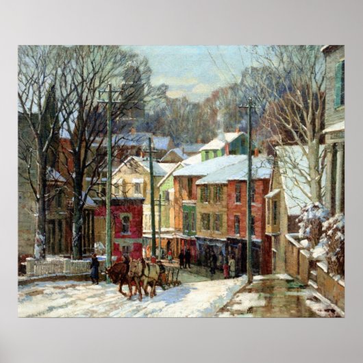 Poster Mulhaupt - L'hiver à Gloucester (Devant)