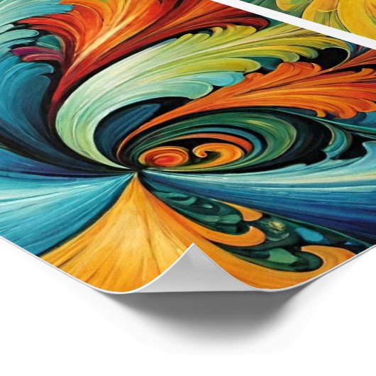 Poster Multi-Abstrait (Coin)