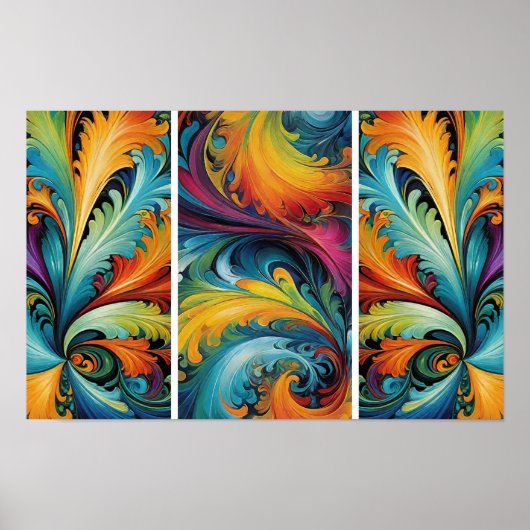 Poster Multi-Abstrait (Devant)