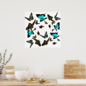 Poster multi papillon 24X24" (Cuisine)