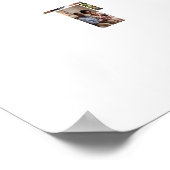 Poster Multi Photo Collage Anniversaire Plan de table TMF (Coin)