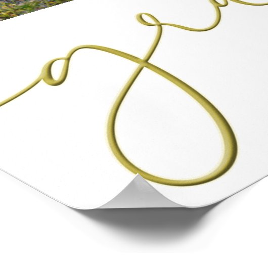 Poster Multi Photo Collage Moderne Script de Graduation (Coin)