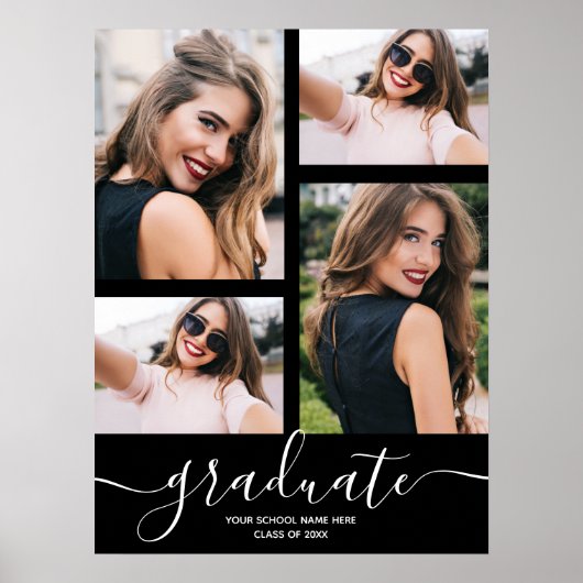 Poster Multi Photo Graduation Party (Devant)