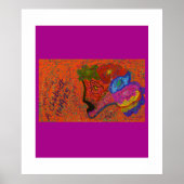 Poster Multicolored Fish Pattern (Devant)