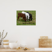 Poster Multiculturel ? Nous sommes Multi-COW-tural ! (Cuisine)