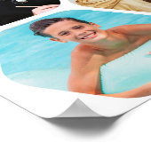 Poster Multiphoto Collage souvenirs Simple Carré moderne (Coin)