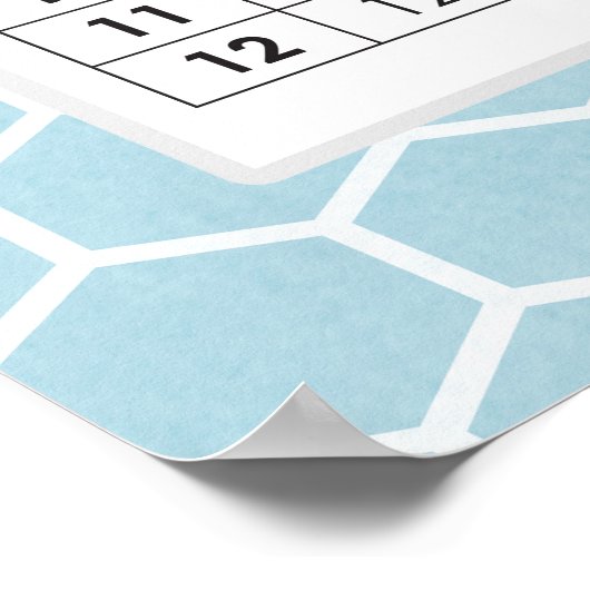 Poster Multiplication Tables (Coin)