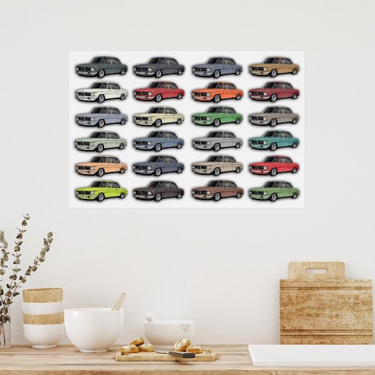 Poster multivoiture BMW 2002 (Cuisine)