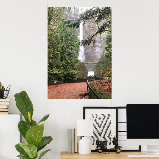Poster Multnomah Falls (Bureau à domicile)