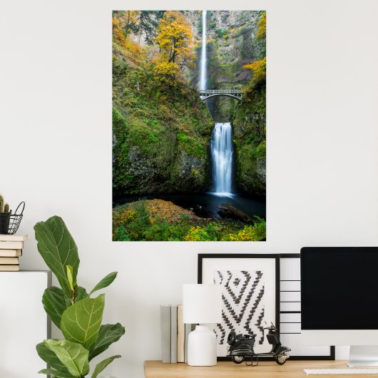 Poster Multnomah Falls (Bureau à domicile)