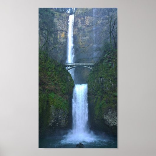Poster Multnomah Falls (Devant)