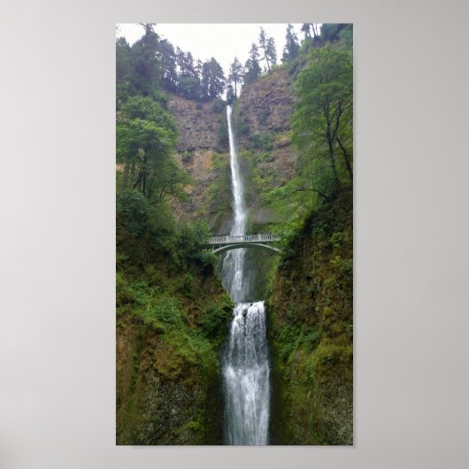 Poster Multnomah Falls (Devant)