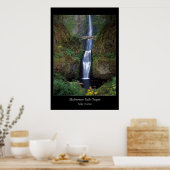 Poster Multnomah Falls Oregon (Cuisine)