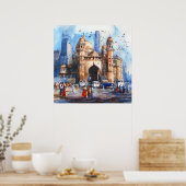 Poster Mumbai in India (Cuisine)
