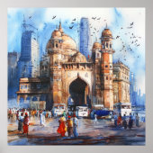 Poster Mumbai in India (Devant)