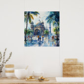 Poster Mumbai in India (Cuisine)