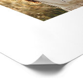 Poster Mummy multi photo crème coeur élégant (Coin)