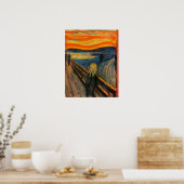 Poster Munch The Scream (Cuisine)