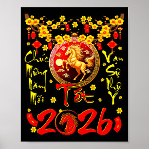 Poster Mung Nam Moi Tet 2026 Nouvel An lunaire vietnamien