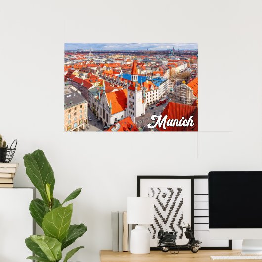 Poster Munich, Allemagne (Bureau à domicile)