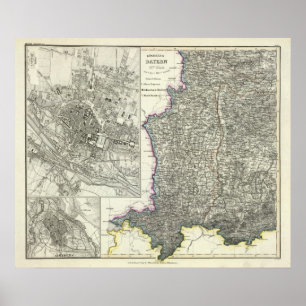 Poster Munich, Augsbourg, Bavière