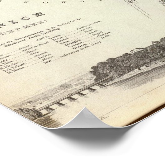 Poster Munich Muenchen (Coin)