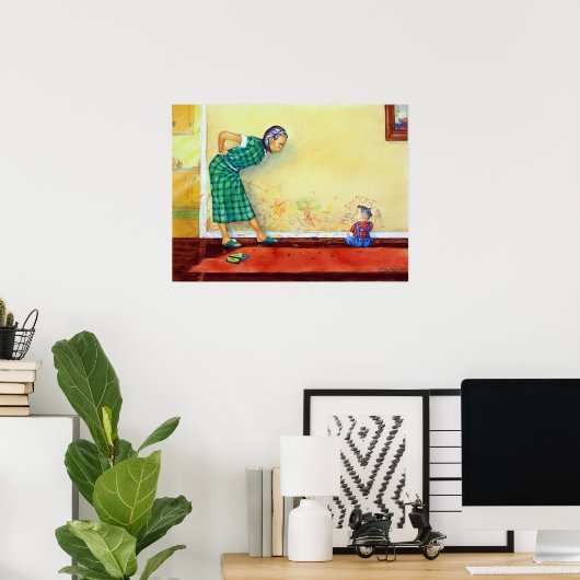 Poster Mur (Bureau à domicile)