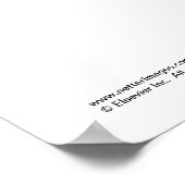 Poster Mur abdominal postérieur (Coin)