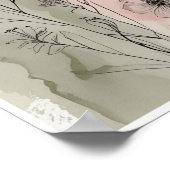 Poster Mur Abstrait moderne Art IX (Coin)