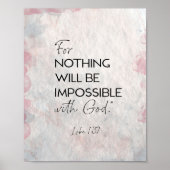 Poster Mur Abstrait moderne de versets bibliques (Devant)