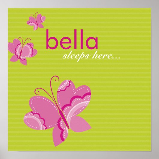 Poster MUR ART :: papillon flutterby 4 (Devant)