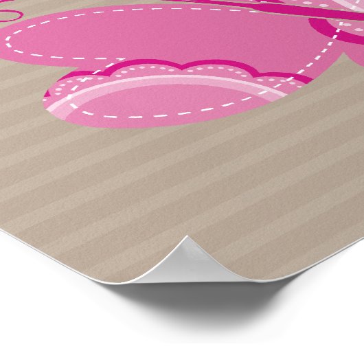 Poster MUR ART :: papillon flutterby 5 (Coin)