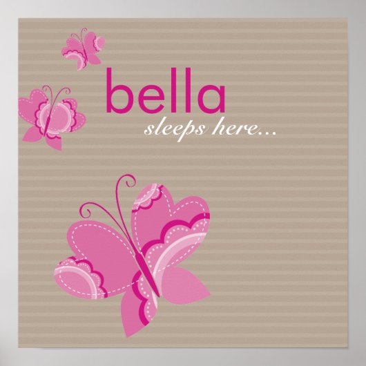 Poster MUR ART :: papillon flutterby 5 (Devant)