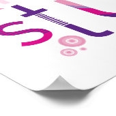 Poster MUR ART :: TYPOGRAPHIE - alphabet tendance 2 (Coin)