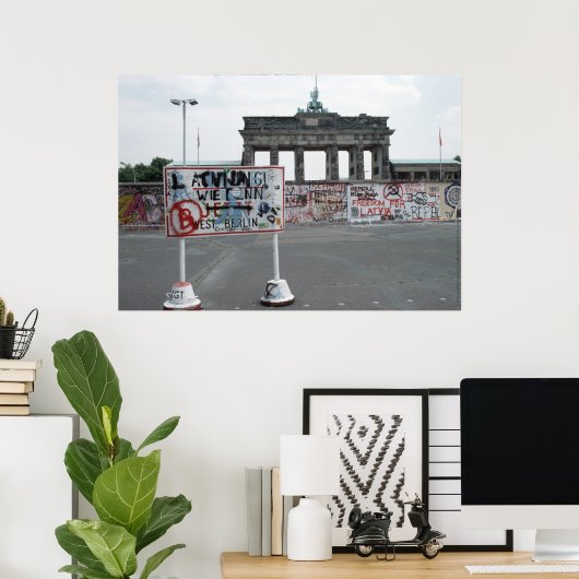 Poster Mur Berlin (Bureau à domicile)