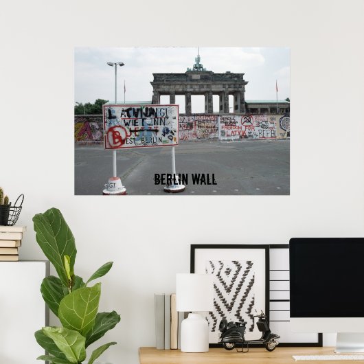 Poster Mur Berlin (Bureau à domicile)