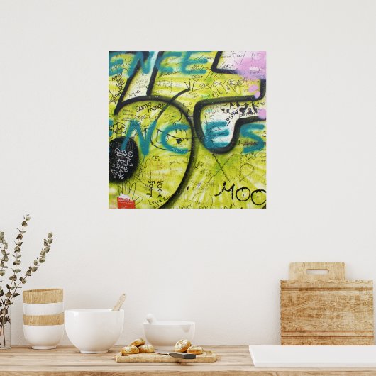 Poster Mur Berlin (Cuisine)