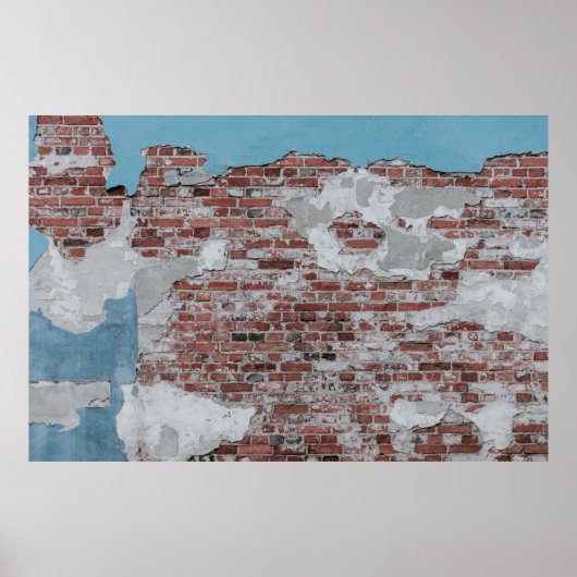 Poster Mur Brown en brique (Devant)