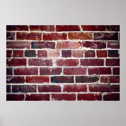 Poster Mur Brown en brique (Devant)