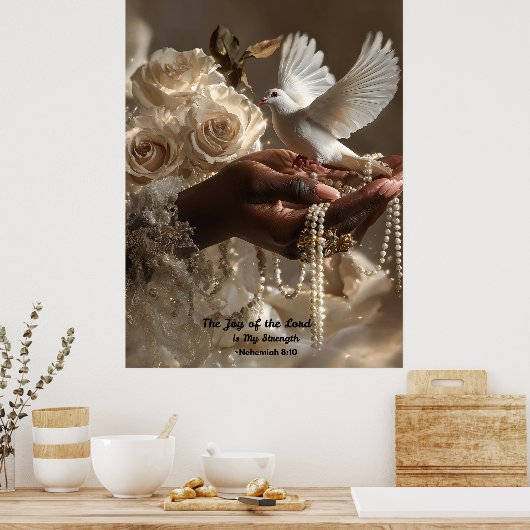 Poster Mur chrétien Art- Décor maison (Cuisine)