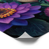 Poster Mur clair clair de lune couleur (Coin)